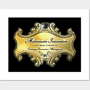 MILLENNIUM INNOVATION LOGO DESIGN Posters and Art